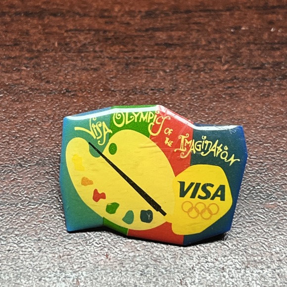 2002 Salt Lake City‎ Olympics Visa "Olympics Of The Imagination" Lapel Hat Pin